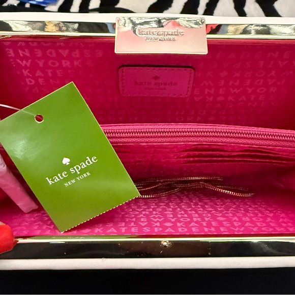 Kate Spade Merrion Square 'Bonjour Monsieur' Emanuelle Clutch, Multi/Cement - Picture 5 of 9